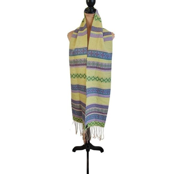 V.Fraas Extra Long Lightweight Multi-Color Scarf - Picture 2 of 7